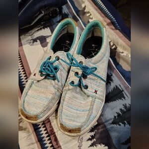 Blue Twisted X Shoes Size 7M
